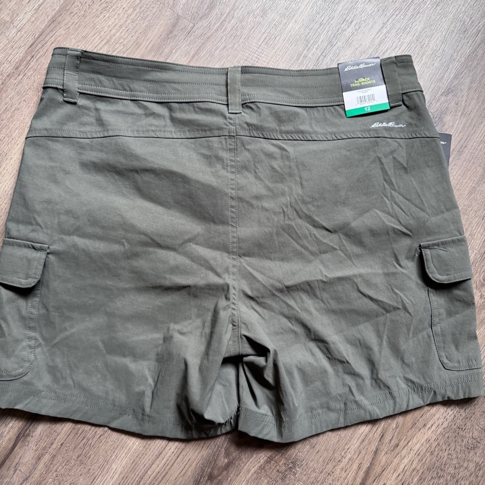 Eddie Bauer Summer Train Short - Olive Green - Size 12 *BRAND NEW* - Picture 2 of 12